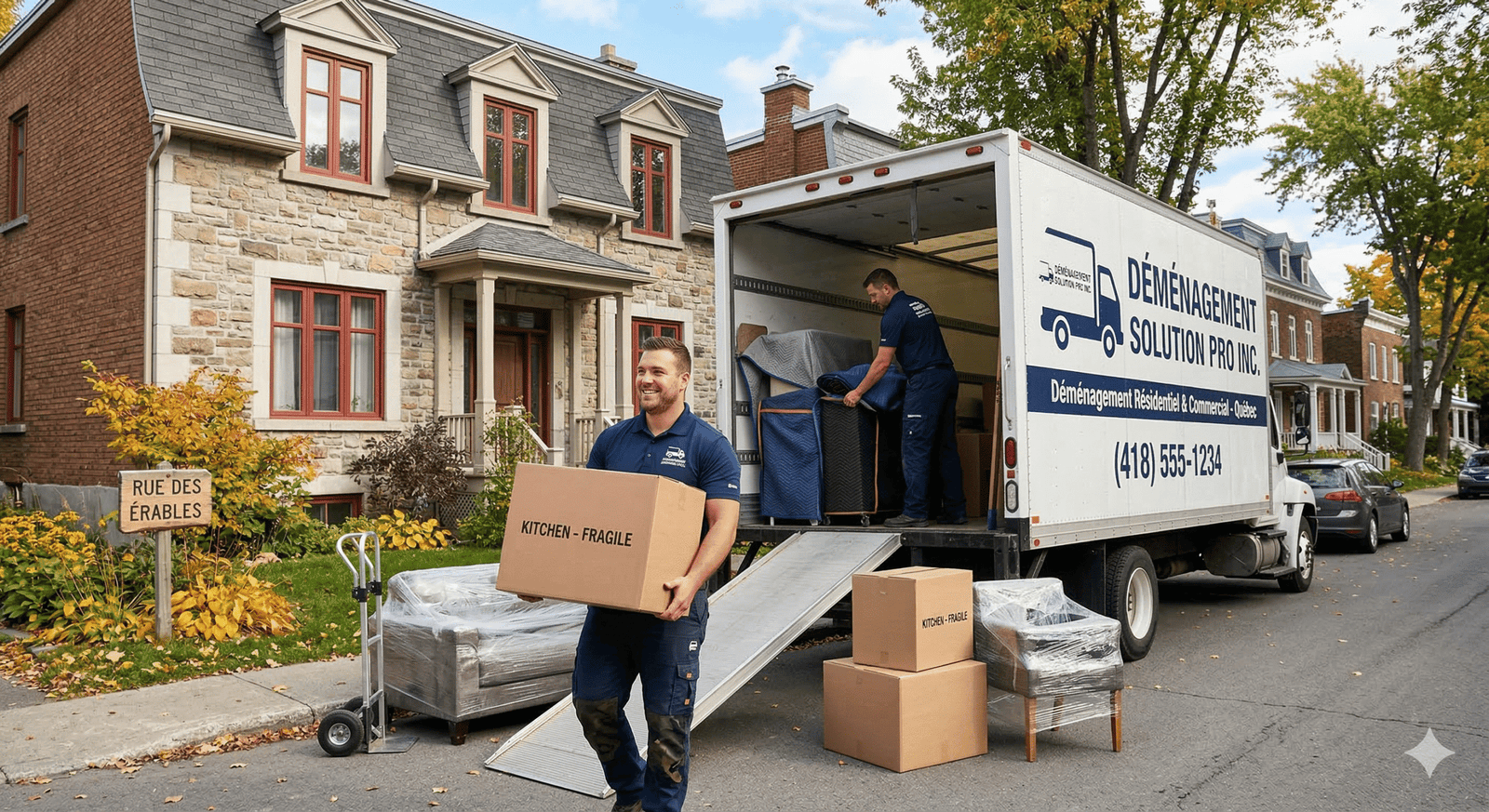 Camion de DÉMÉNAGEMENT SOLUTION PRO INC. à Québec
